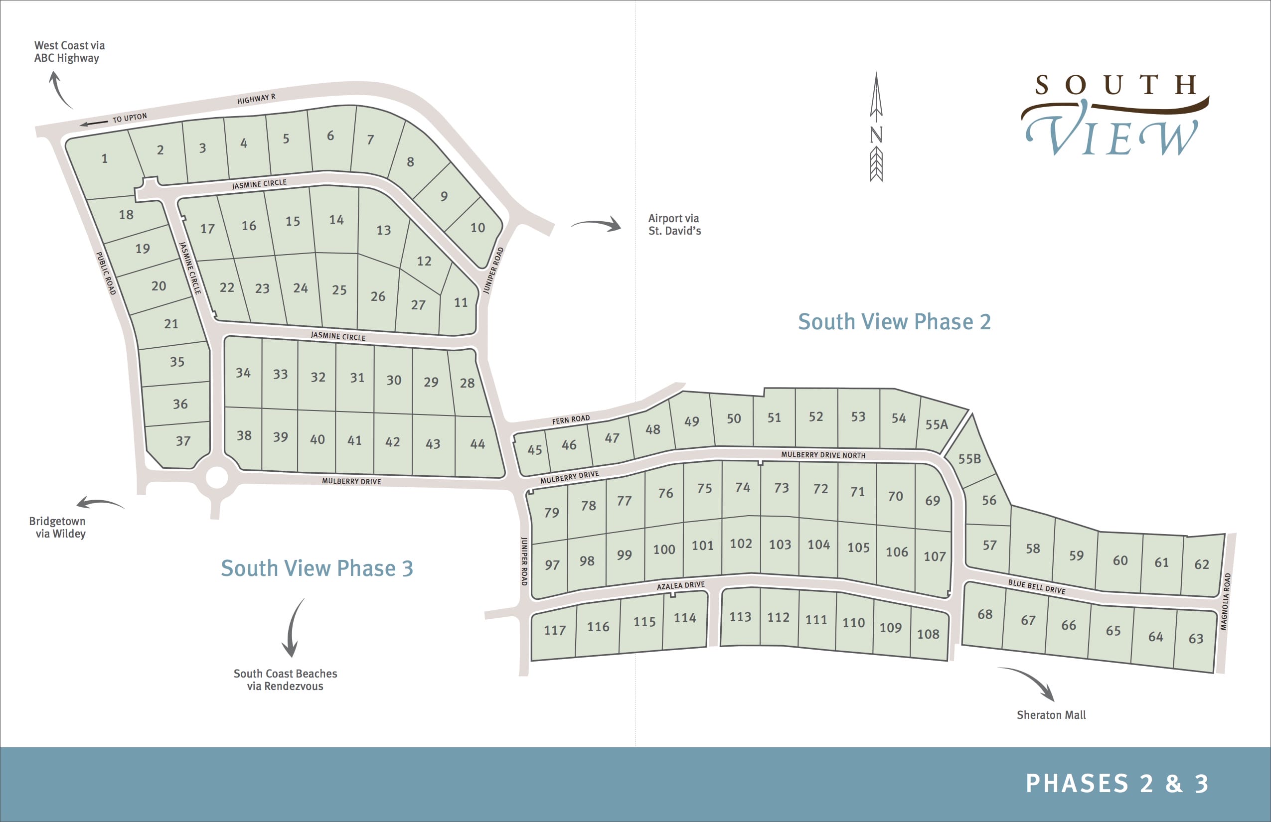 South View Combined Site Plan