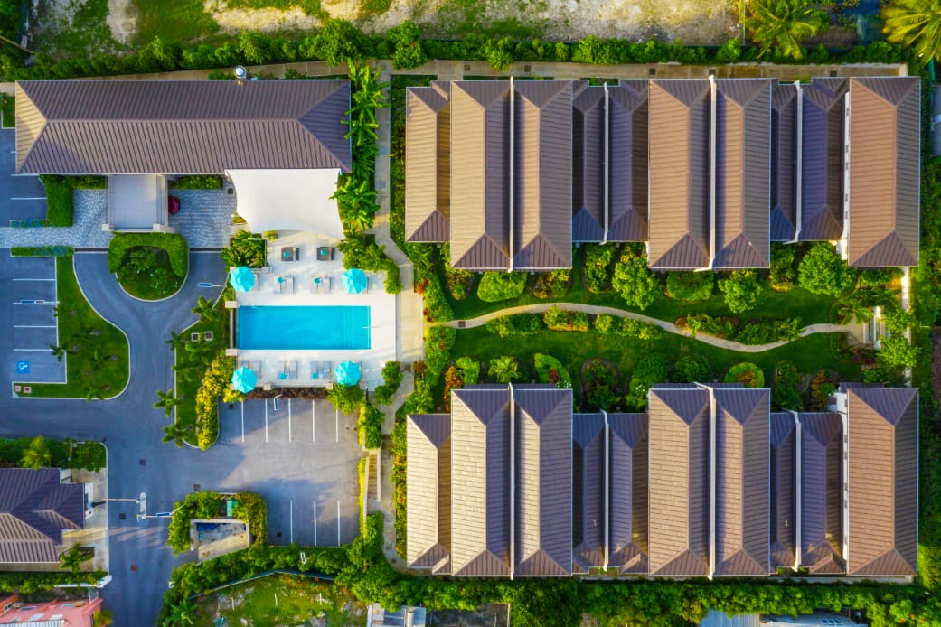 Beach View Ylang Ylang Villas and Reception Drone 0