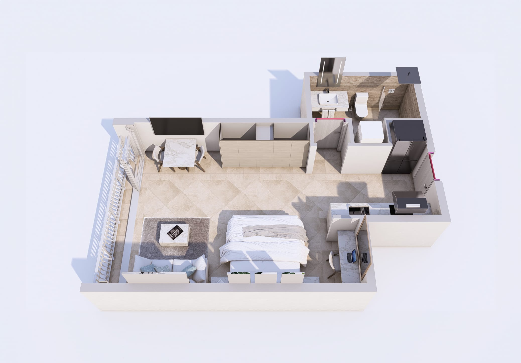 3D Studio Floor Plan v1
