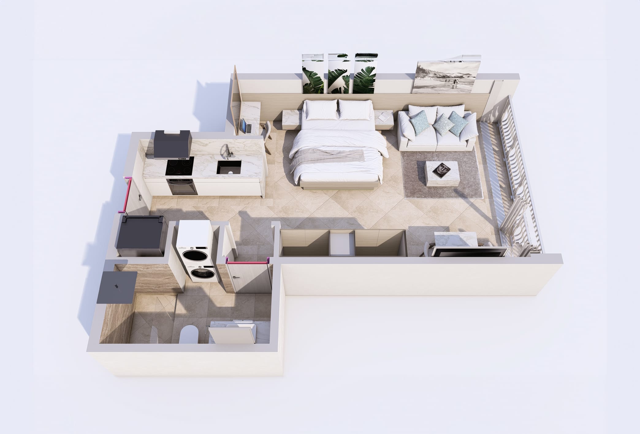 3D Studio Floor Plan v2