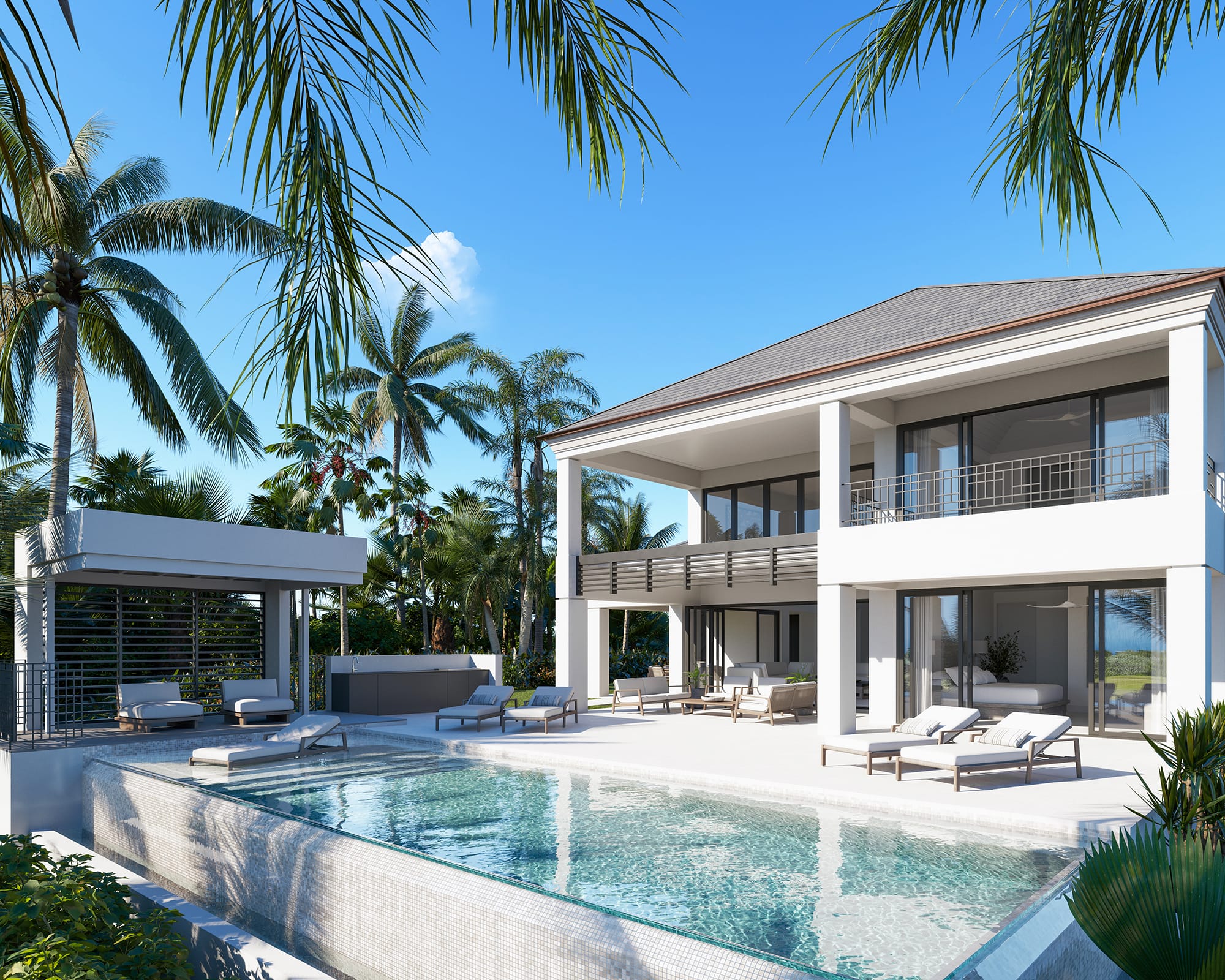 Grand Fairway Villa at Seaview Ridge CGI Rear