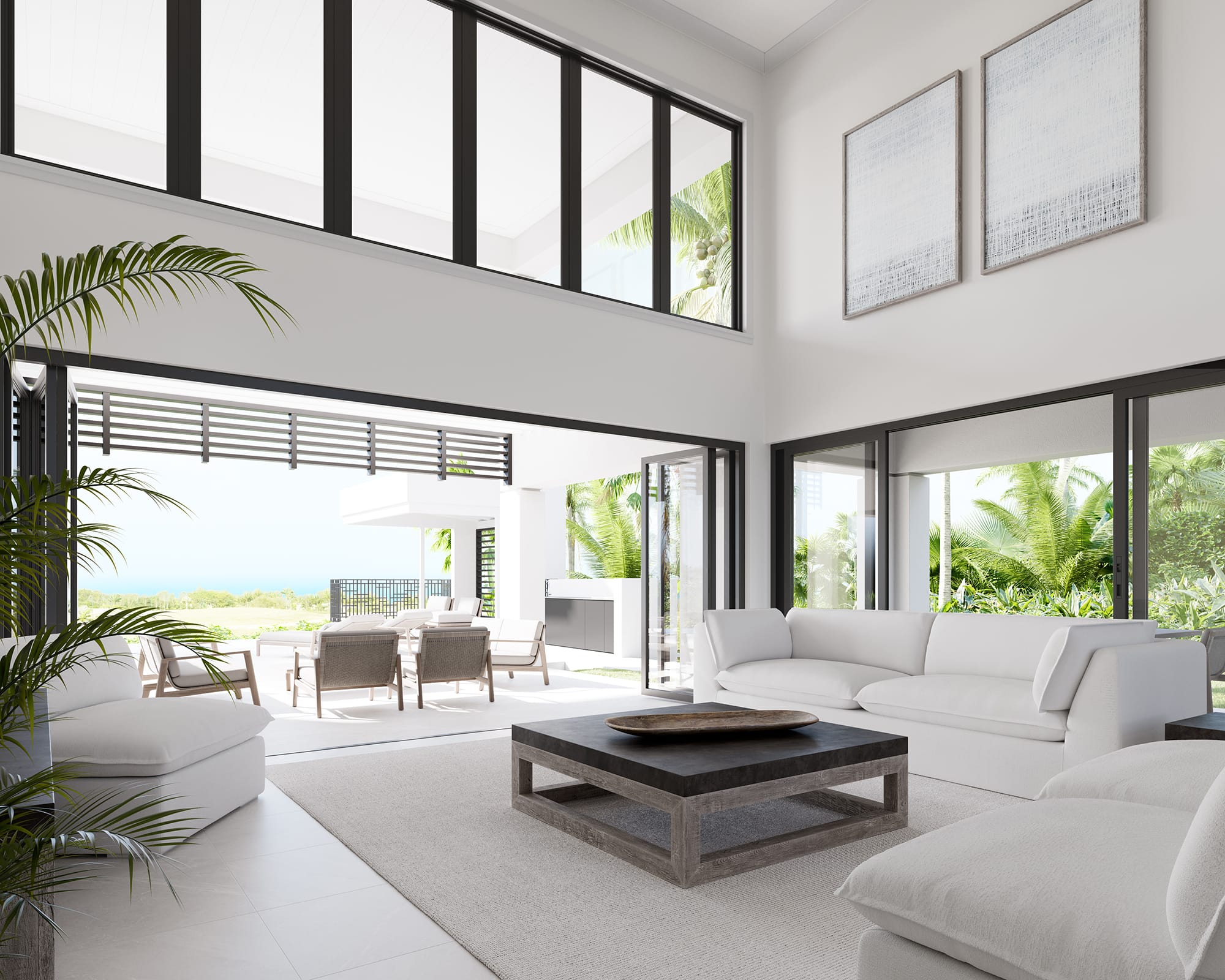 Grand Fairway at Seaview Ridge CGI Living Room