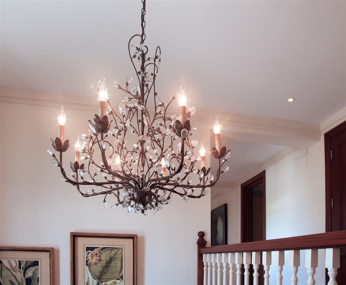 OCEAN DRIVE 12 CHANDELIER DETAIL