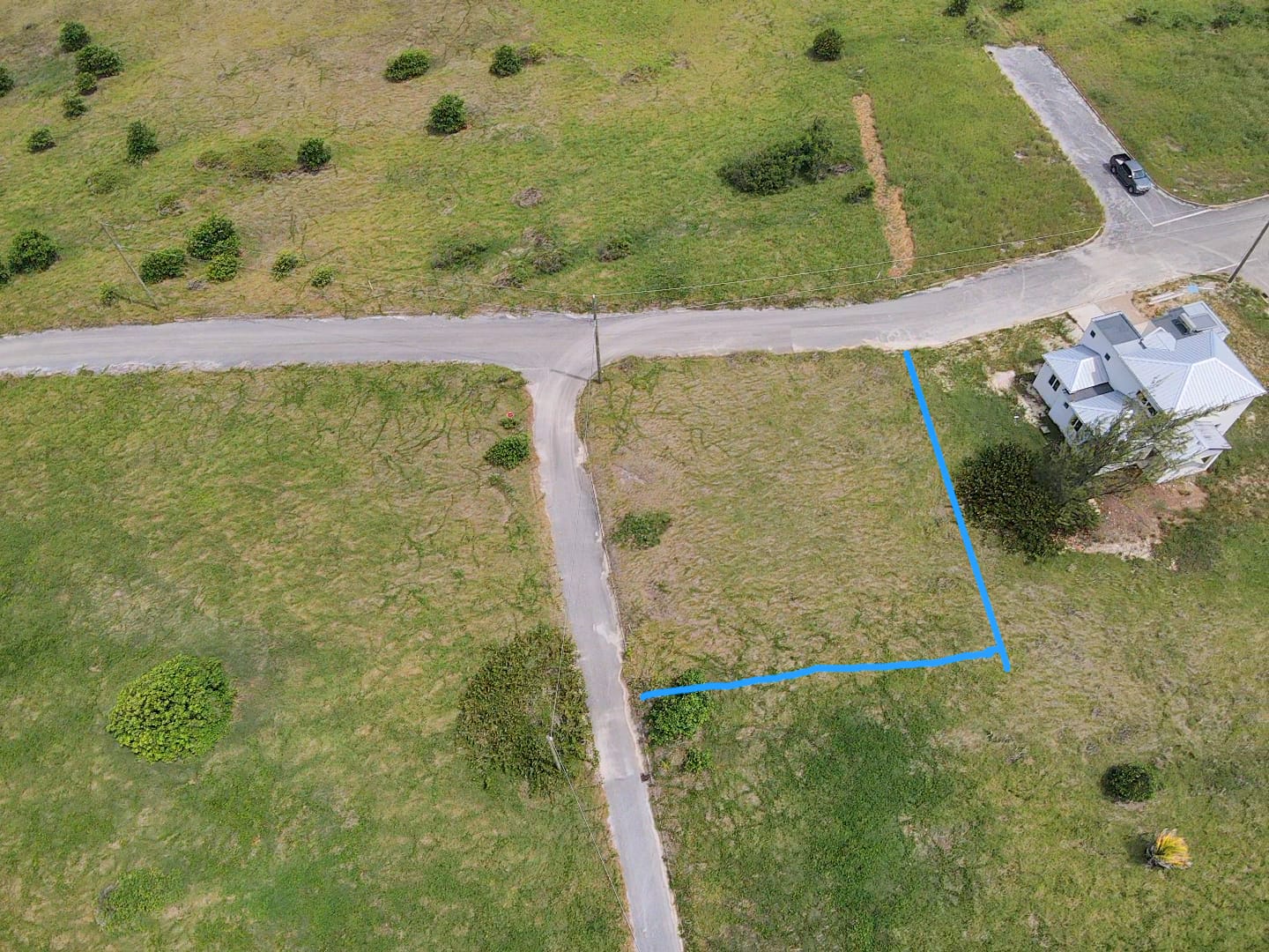 2 Drone shot with Markings Atlantic Heights Lot 47