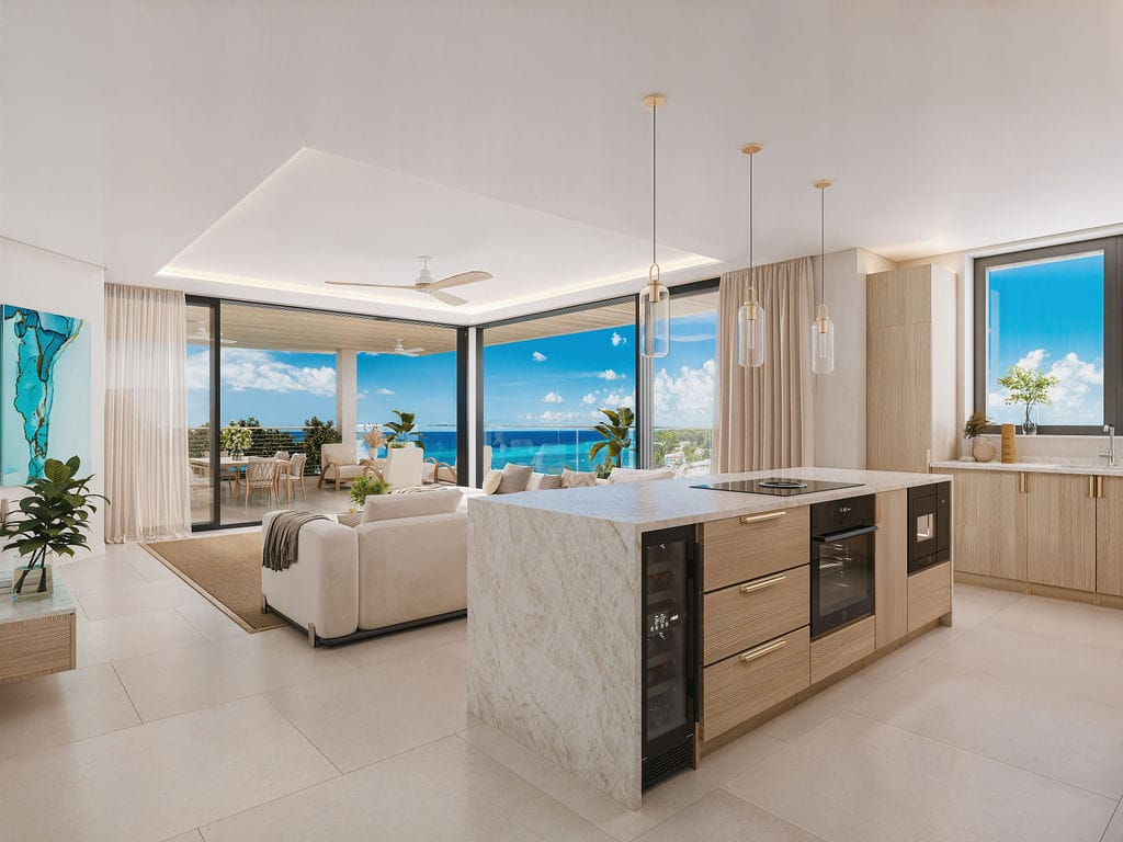 Bijou Unit 1 Living Kitchen CGI 001