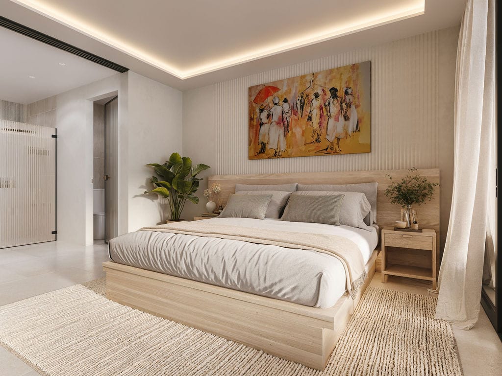 Bijou Unit 2 Primary Bedroom CGI 001