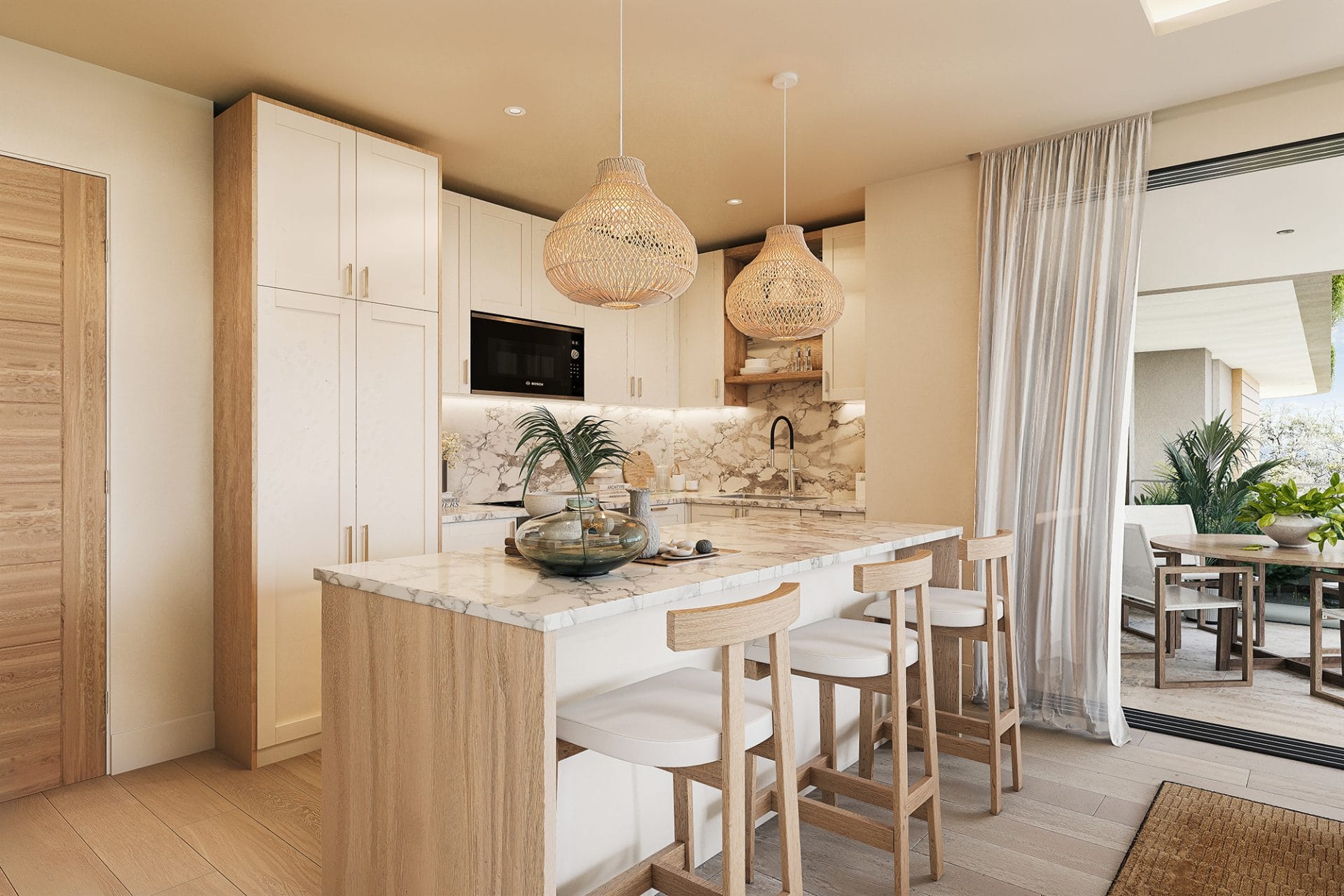 030 Ocean Blue 2 Bed Kitchen FinalHR